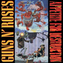 Pochette indicative de l’album Guns N' Roses — Appetite For Destruction