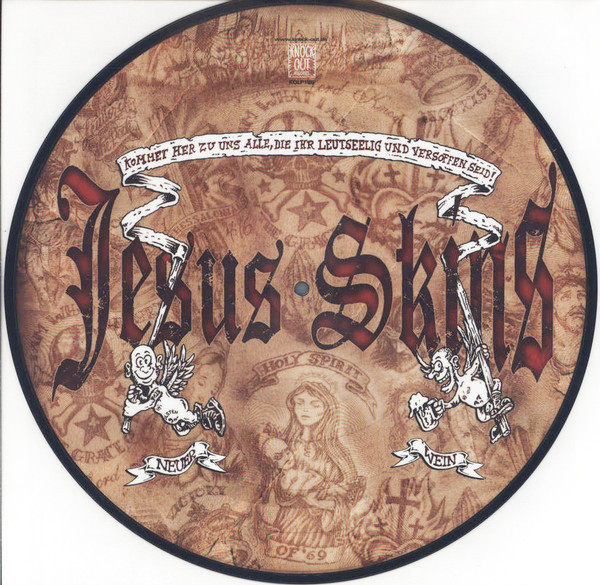 Pochette indicative de l’album Jesus Skins / Jewdriver — Neuer Wein In Alten Schläuchen / Hail The Jew Dawn