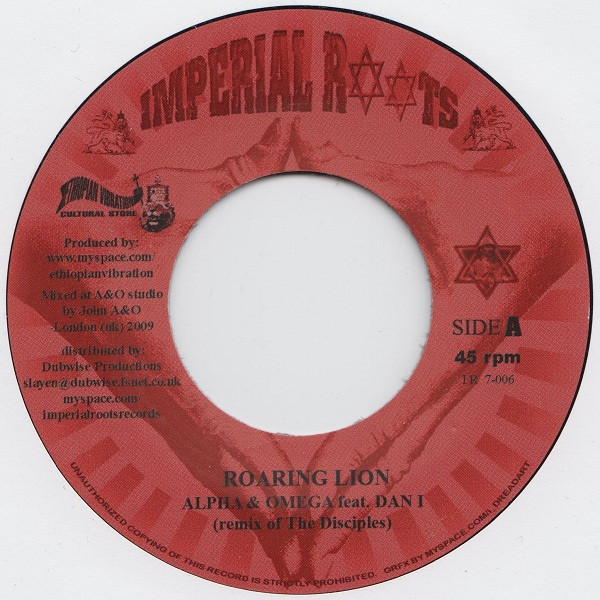 Pochette indicative de l’album Alpha & Omega Feat. Dan I — Roaring Lion