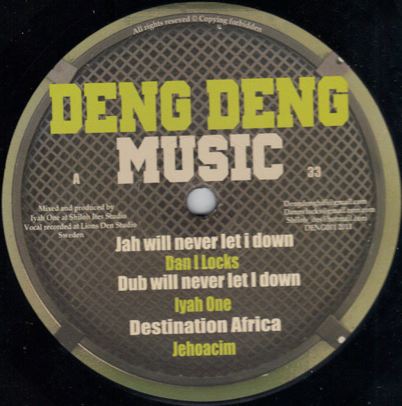 Pochette indicative de l’album Dan I Locks — Jah Will Never Let I Down / Musical Soldier