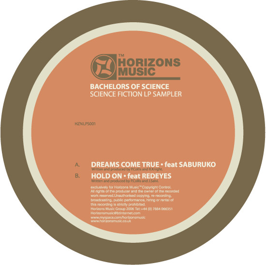 Pochette indicative de l’album Bachelors Of Science — Science Fiction LP Sampler